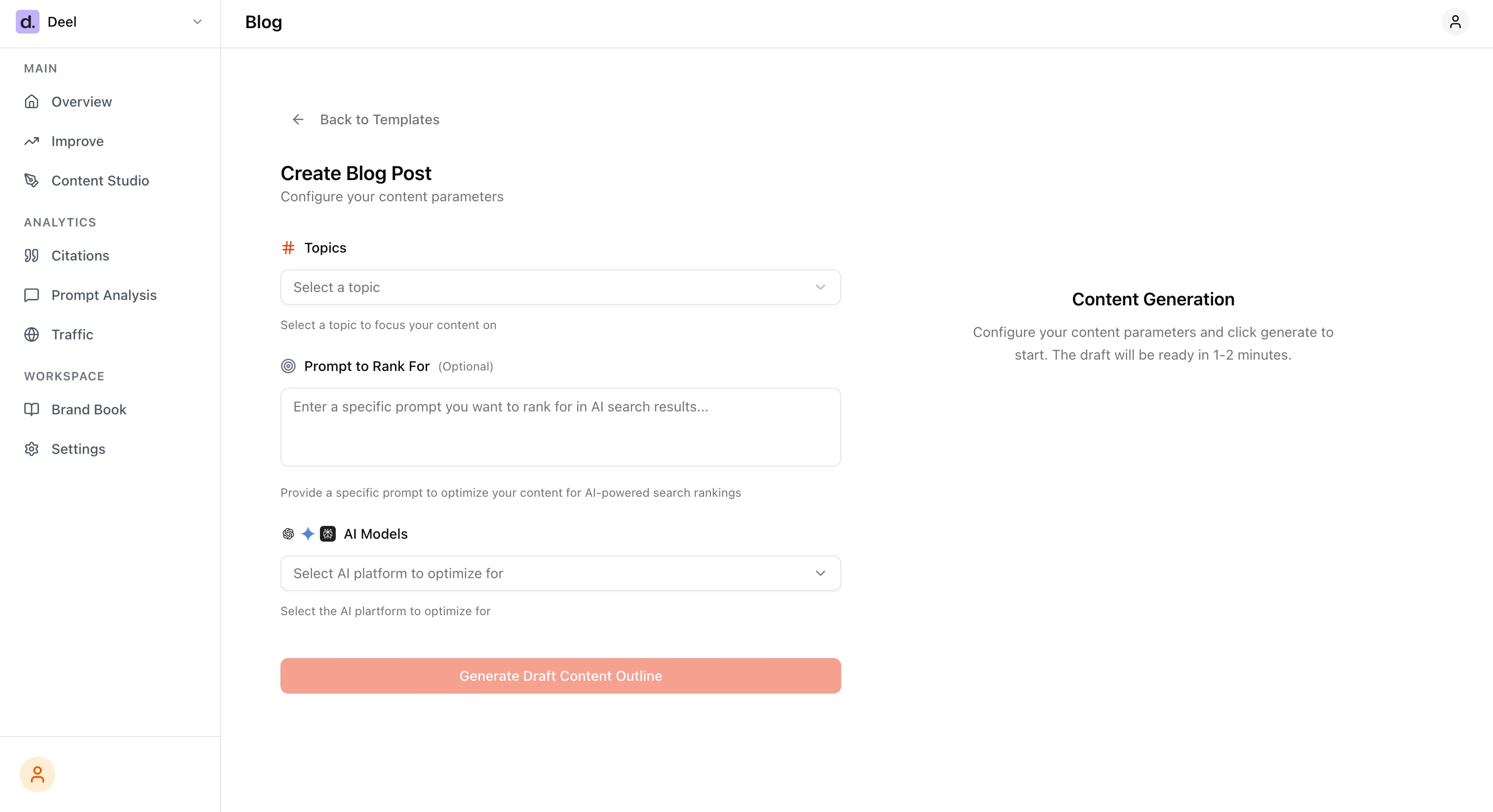 Content Page Screenshot